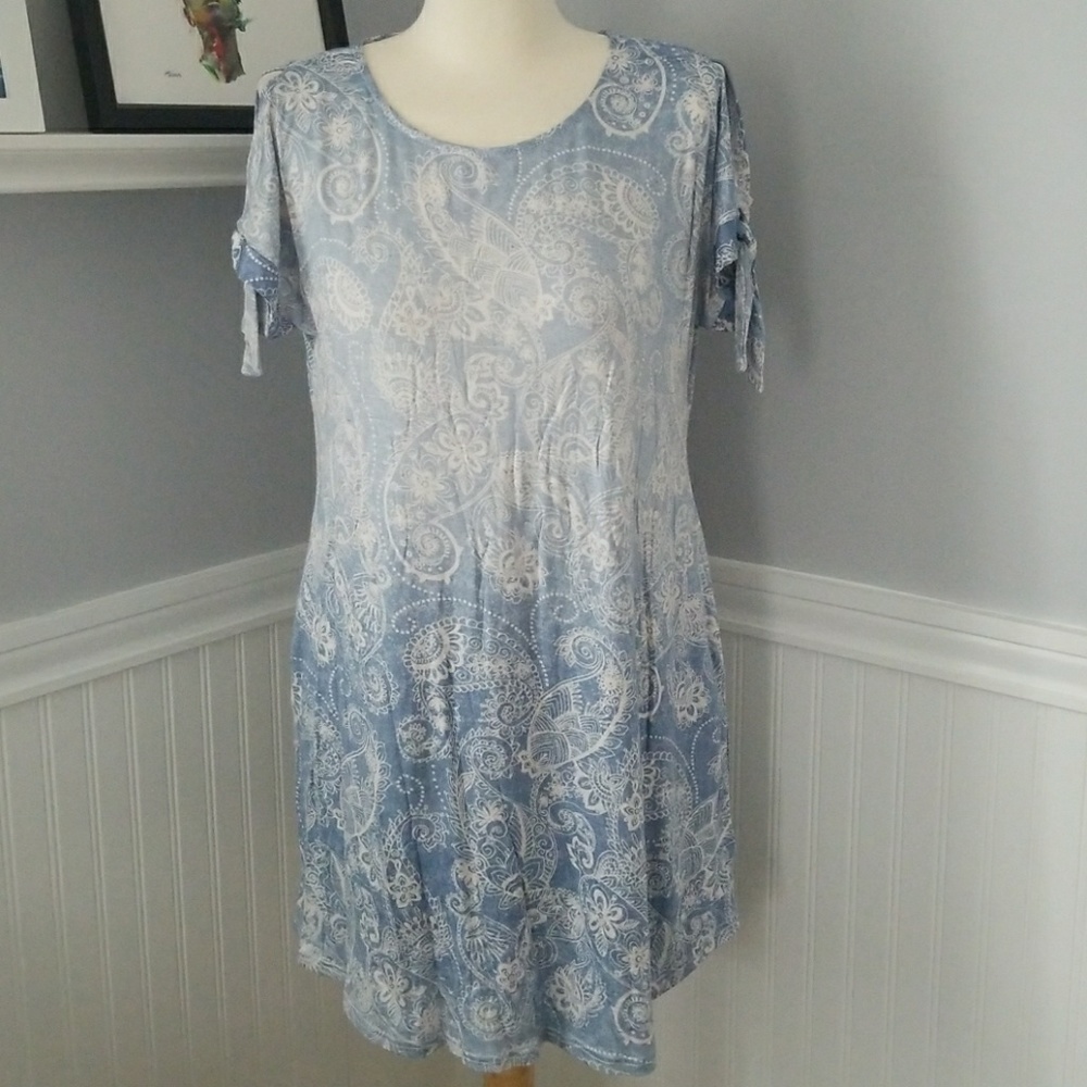 🌞MTS Paisley Cotton Beach Sun Dress